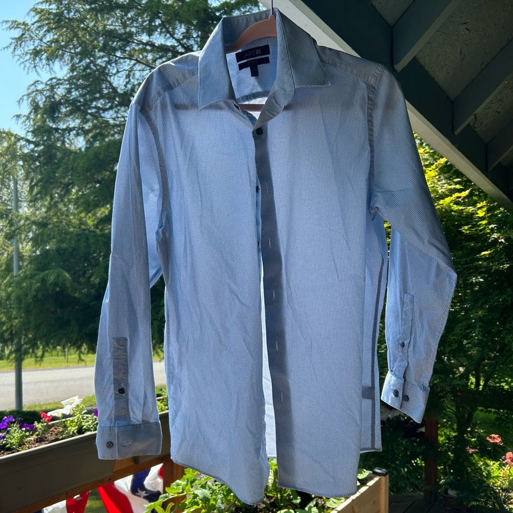 Men’s Blue Button Down Shirt